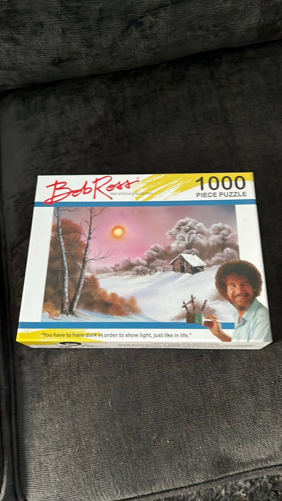 Bob Ross 1000 Stukjes Legpuzzel - Winterlandschap, Ophalen, 500 t/m 1500 stukjes, Nieuw, Legpuzzel
