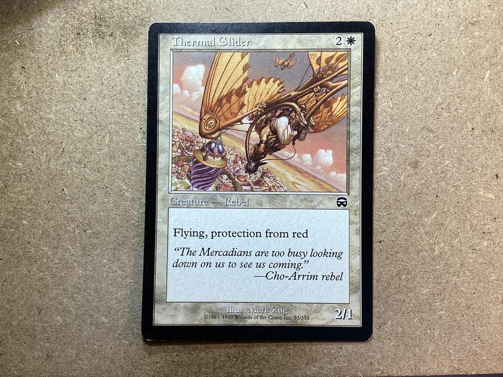1x Thermal Glider [053/350] (Good), Hobby en Vrije tijd, Ophalen of Verzenden, Gebruikt, Losse kaart