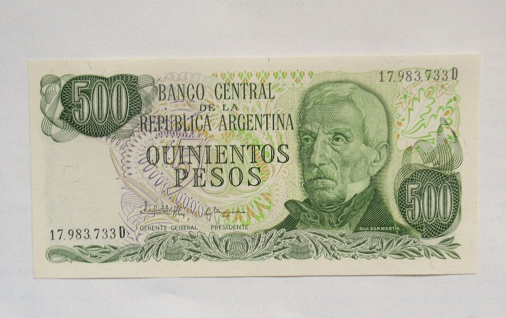 Argentinië 500 Pesos   1982, Verzenden, Zuid-Amerika