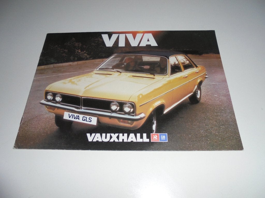 brochure Vauxhall Viva  1977, Ophalen of Verzenden, Zo goed als nieuw, Overige merken