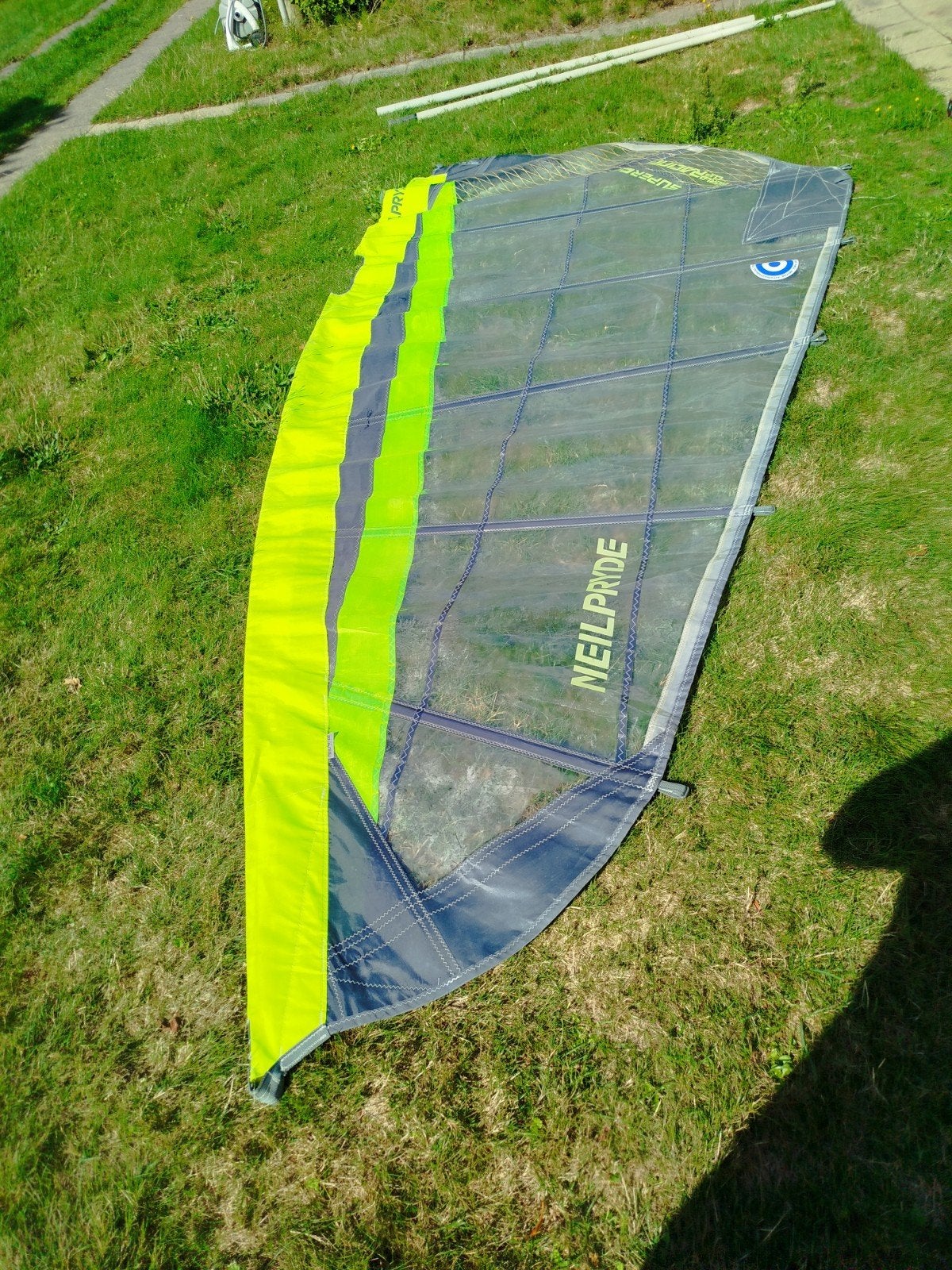 Neil Pryde Racing Windsurfzeil 6.0m² inclusief tas, Ophalen, Gebruikt