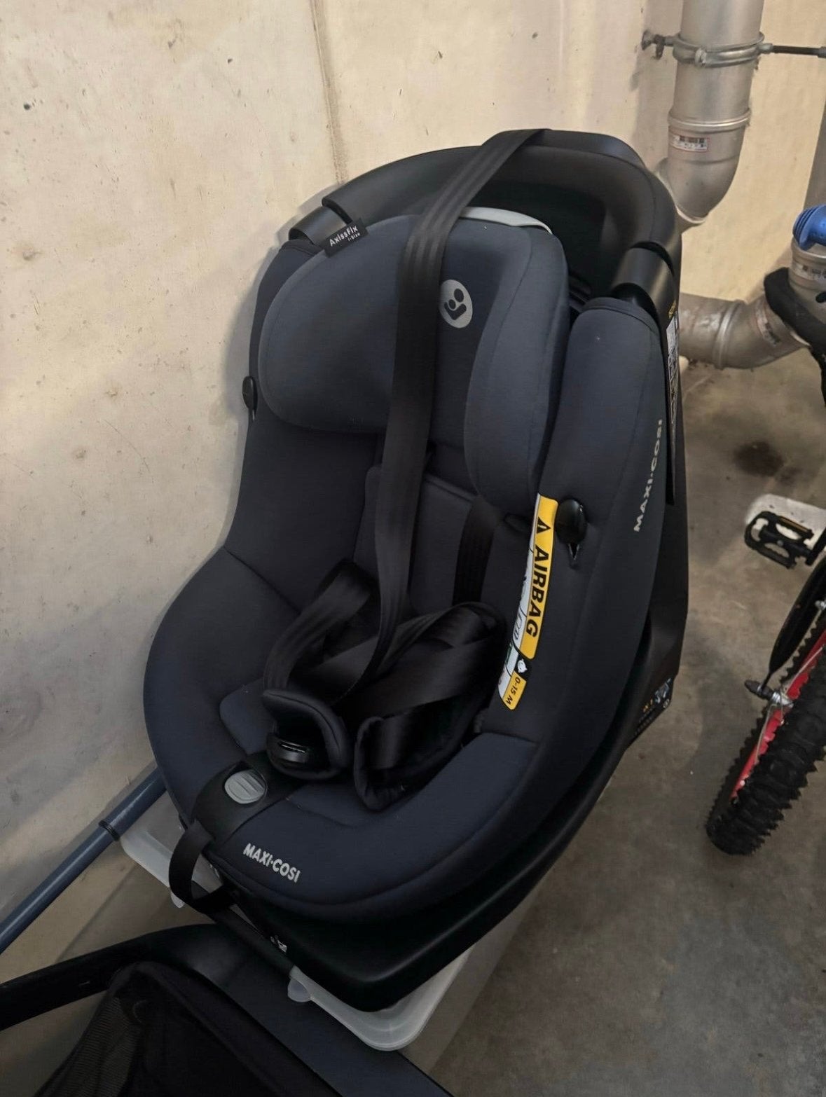 Maxi-Cosi AxissFix autostoel - Draaibaar en Isofix, Ophalen, Gebruikt, 0 t/m 18 kg, Verstelbare rugleuning