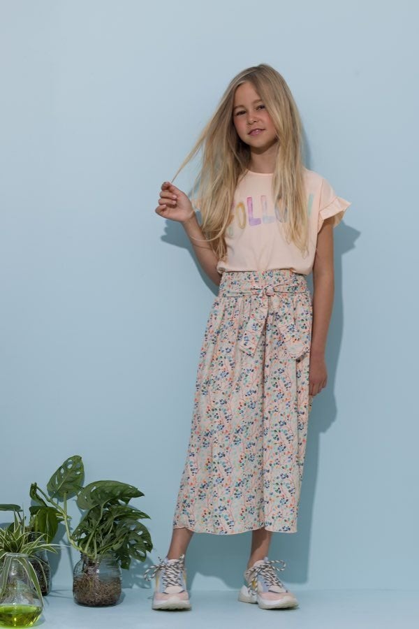 Gave wide leg sweat pant van DRESS LIKE FLO maat 140., Kinderen en Baby's, Kinderkleding | Maat 140, Broek, Zo goed als nieuw