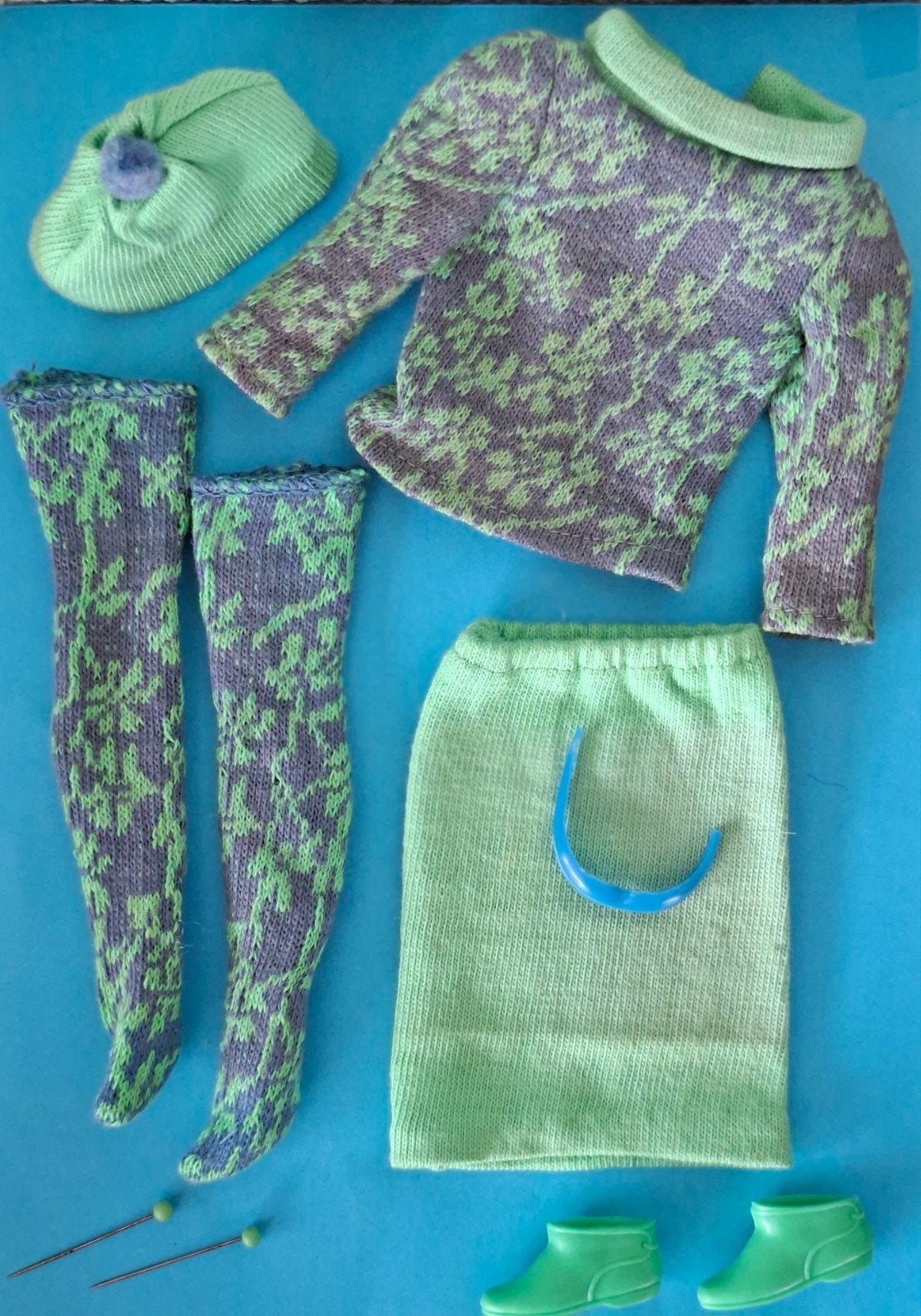 vintage Barbie Francie doll fashion Cad About 60s Mattel, Ophalen of Verzenden, Gebruikt, Barbie