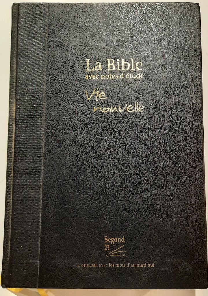 La Bible avec notes d'étude Vie Nouvelle, 4e druk 2012., Gelezen, Ophalen of Verzenden, Christendom | Protestants, Diverse auteurs