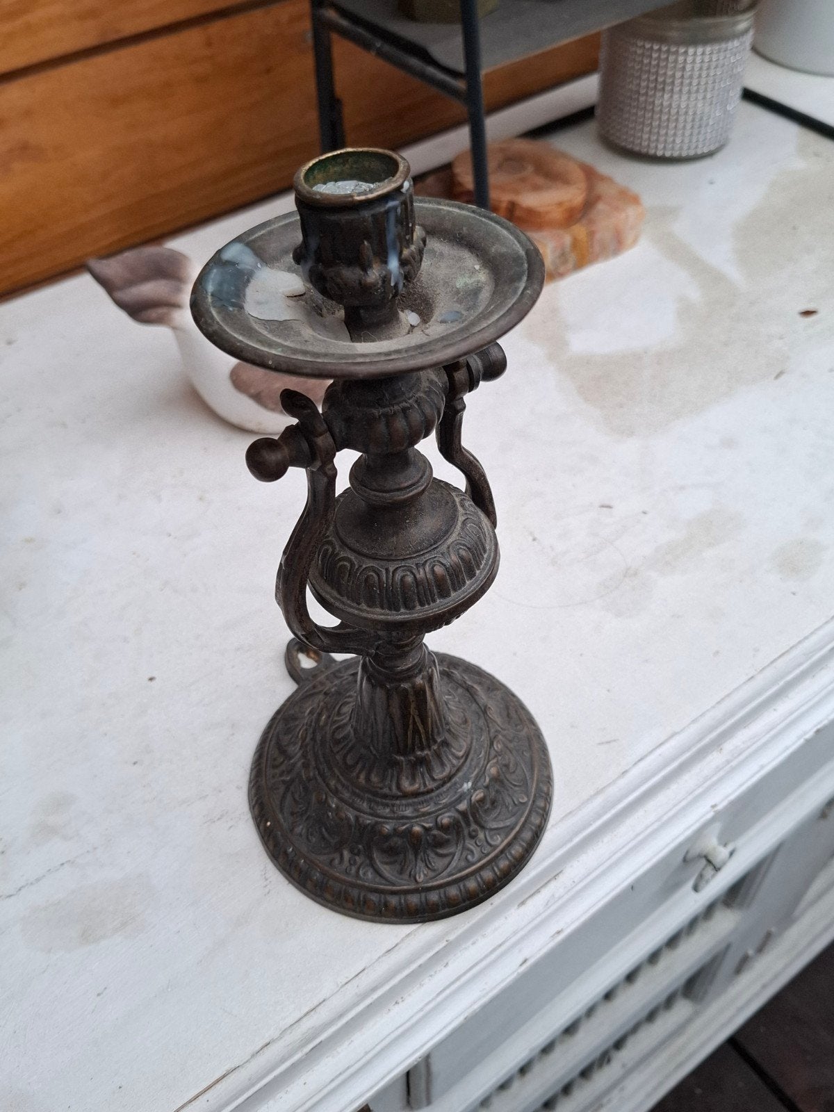 scheeps candelaar, Antiek en Kunst, Ophalen, Koper of Brons