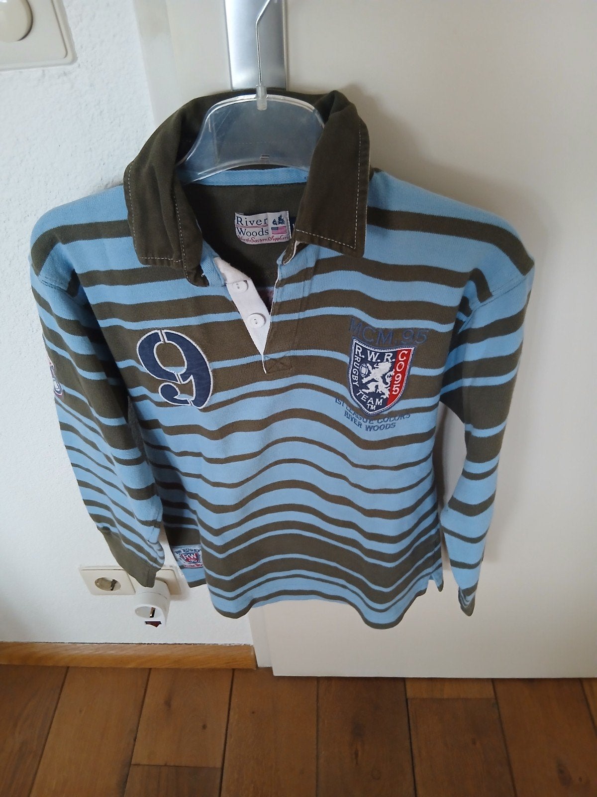 River Woods Rugby Shirt Jongens - Maat 10, Ophalen of Verzenden, Zo goed als nieuw, River Woods, Jongen
