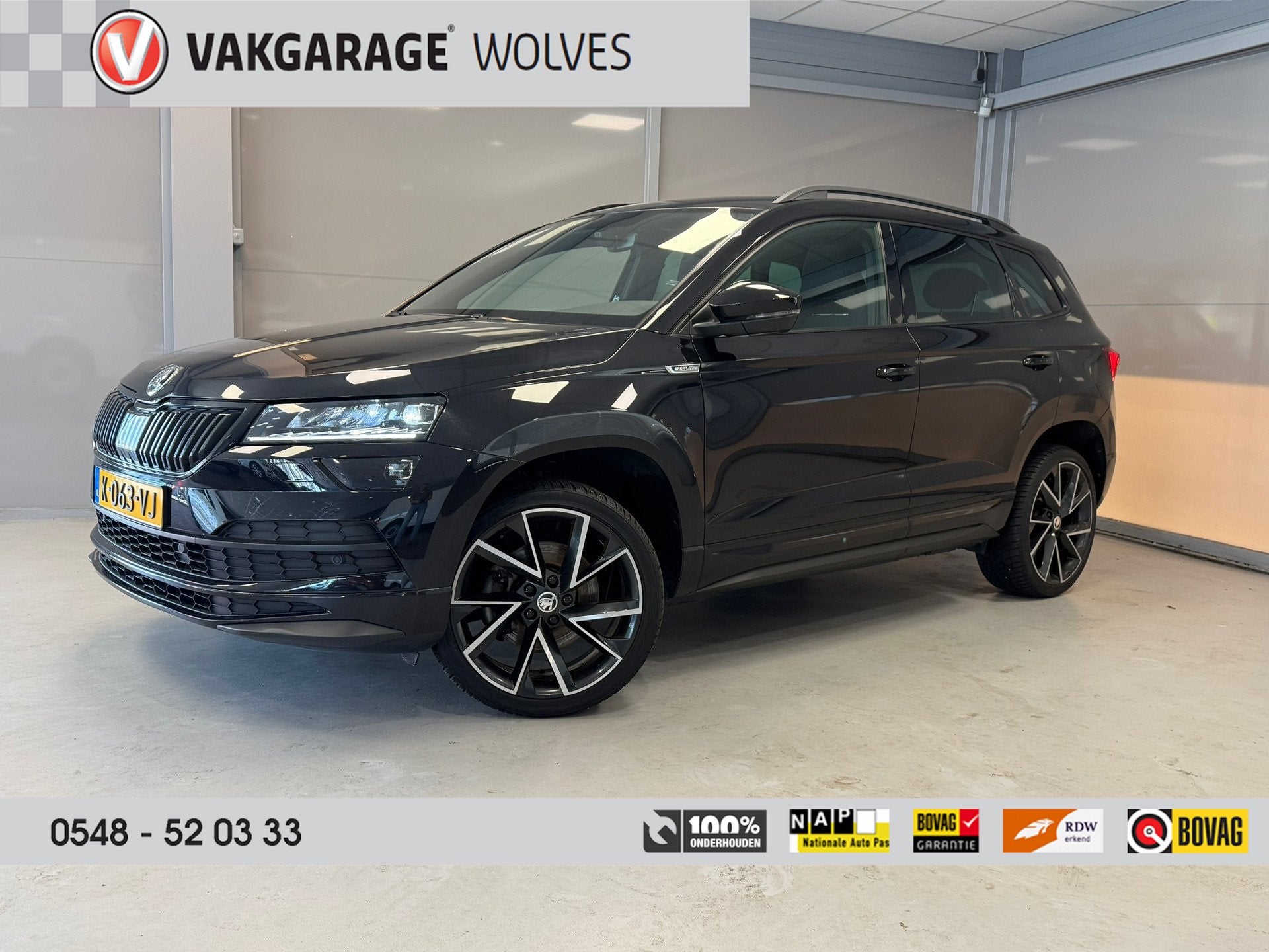 Skoda Karoq 1.5 TSI ACT Sportline Business | PANODAK | LED |, Voorwielaandrijving, Stof, 4 cilinders, 150 pk