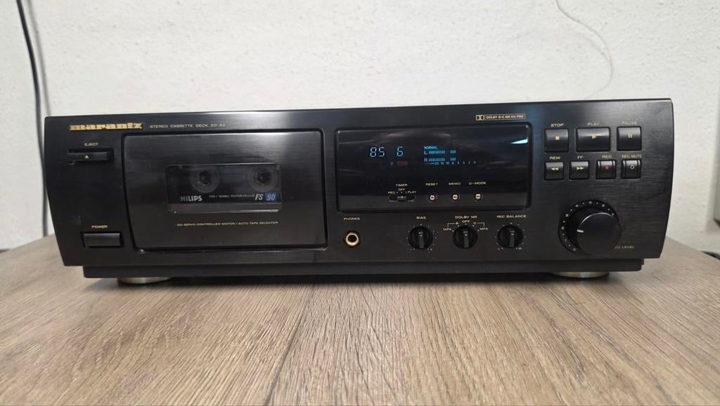Marantz SD-53 Stereo Cassettedek (1993), Marantz, Enkel, Ophalen of Verzenden, Rua 197