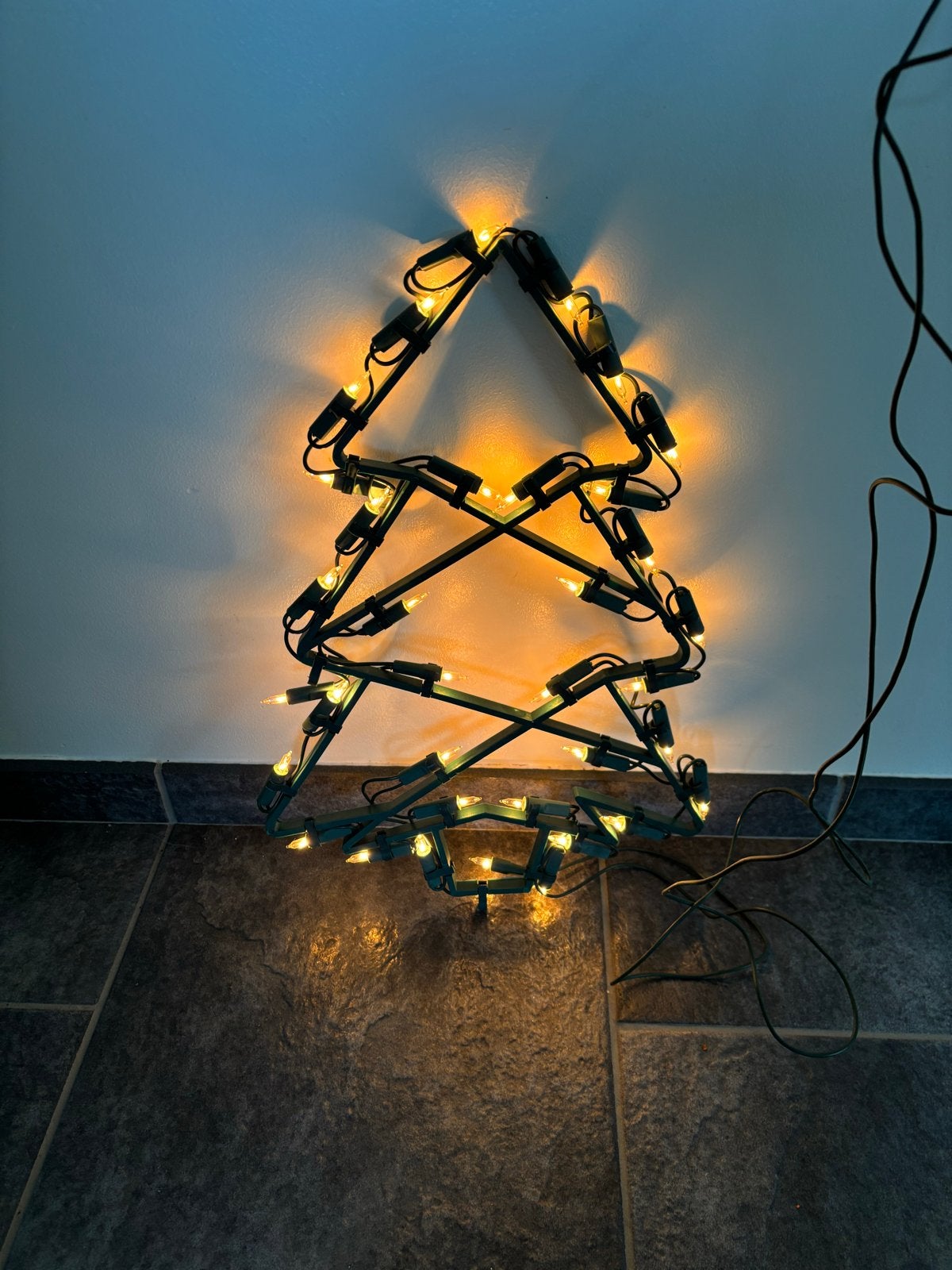Kerstverlichting in silhouetvorm met 35 lampjes, Ophalen of Verzenden