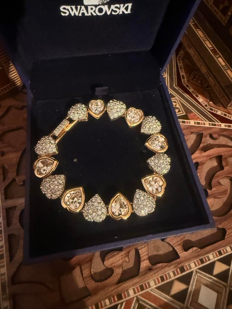 2 Vintage Swarovski Armbanden Jaren '80 - Onbeschadigd, Sieraden, Tassen en Uiterlijk, Armbanden, Met kristal, Overige materialen