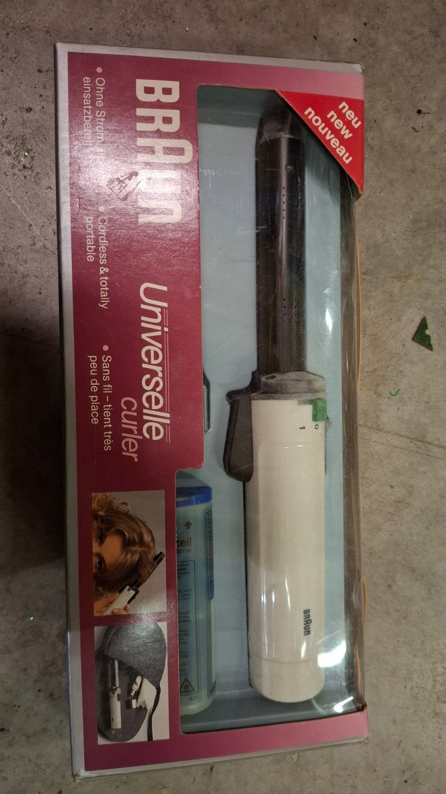 Braun Universelle Curler - Draadloze Krultang, Ophalen of Verzenden, Nieuw, Krultang of Stijltang