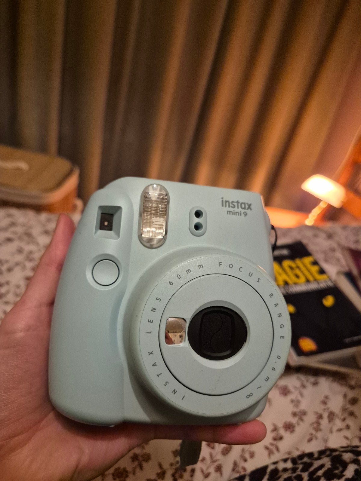 FUJIFILM Instax mini 9 pastel groen, Ophalen of Verzenden, Gebruikt, Polaroid, Fuji