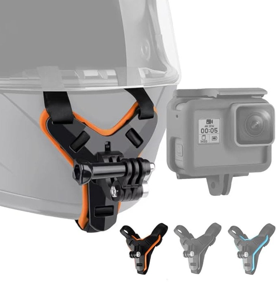 GoPro Motorhelm Integraalhelm Scooter Kin Strap Chin Mount, Ophalen of Verzenden, Nieuw, GoPro