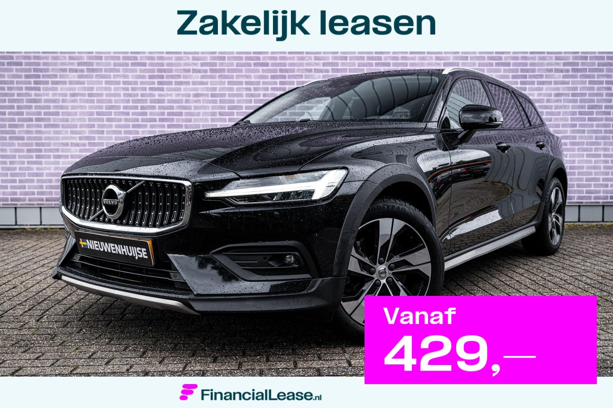 Volvo V60 Cross Country 2.0 B5 AWD Pro | Achteruitrijcamera, 15 km/l, Euro 6, 4 cilinders, Zwart
