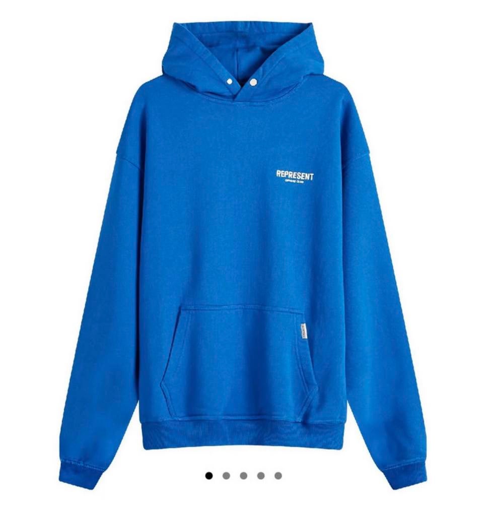 REPRESENT Hoodie, Verzenden, Zo goed als nieuw, Maat 48/50 (M), Blauw