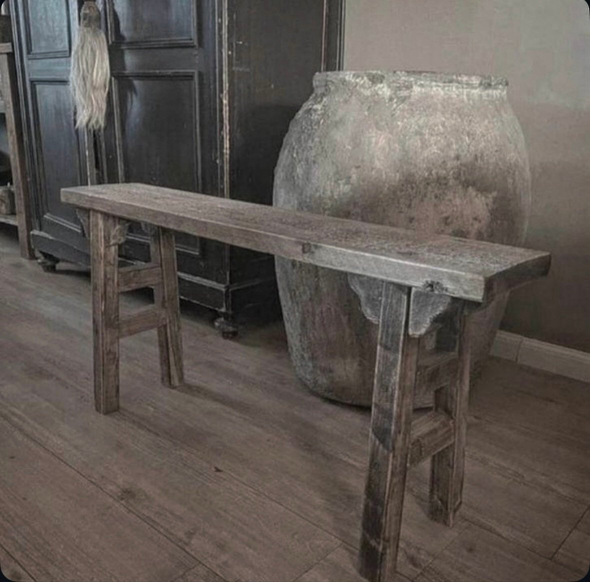 ~Stoer Sober Landelijk Houten Bankje~, Ophalen of Verzenden, Nieuw