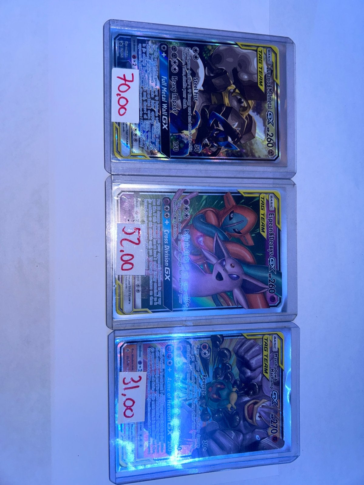 Pokémon TCG GX TAG TEAM Kaarten - Diverse, Ophalen of Verzenden, Zo goed als nieuw, Meerdere kaarten