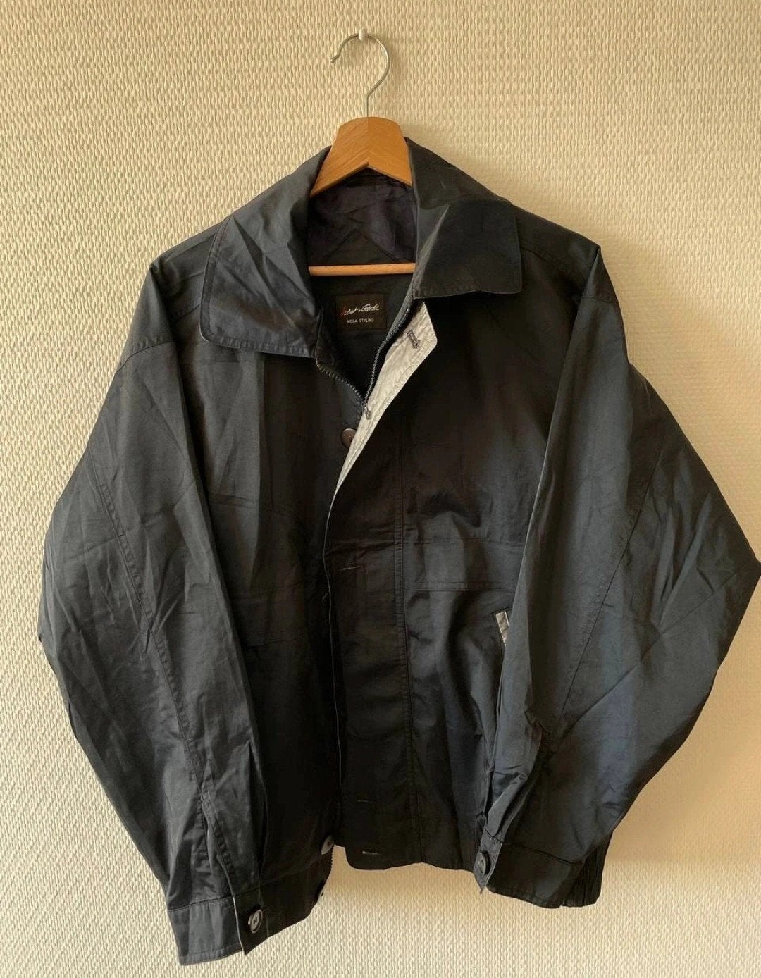 Avant Garde Mega Styling Vintage Jacket M Blue, Maat 52/54 (L), Onbekend, Zwart, Ophalen of Verzenden