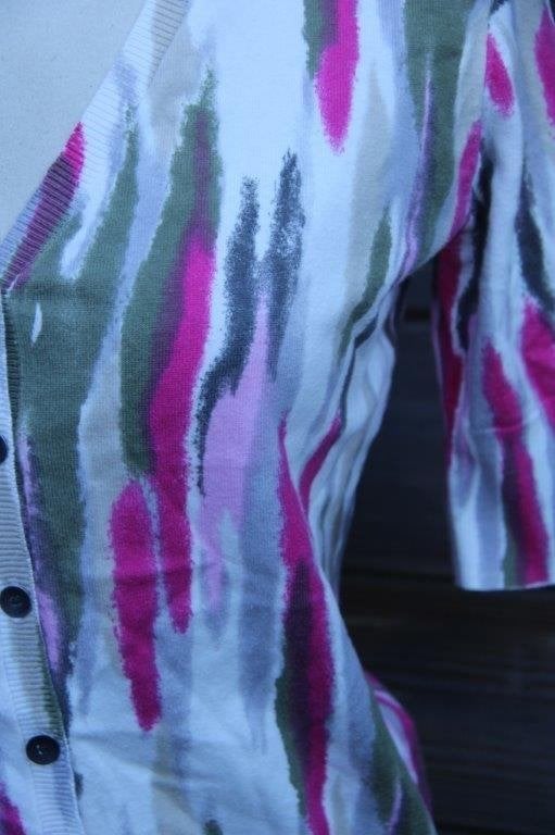Vest wit/ kaki/ fuschia Witteveen mt S Vaste prijs, Wit, Ophalen of Verzenden, Zo goed als nieuw, Witteveen