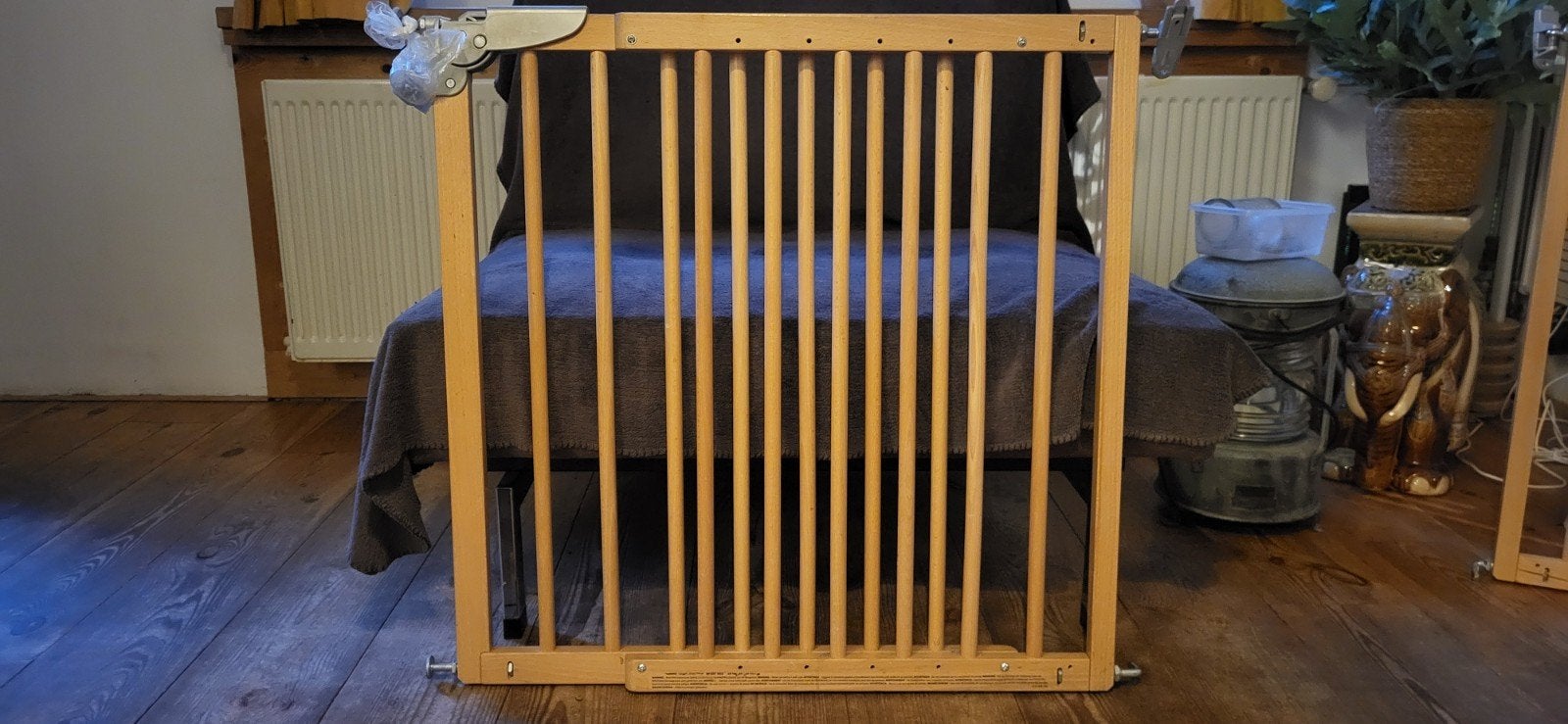 2x Houten traphek met wandbevestigingen, Kinderen en Baby's, Ophalen, Gebruikt, Schroefhekje, Hout