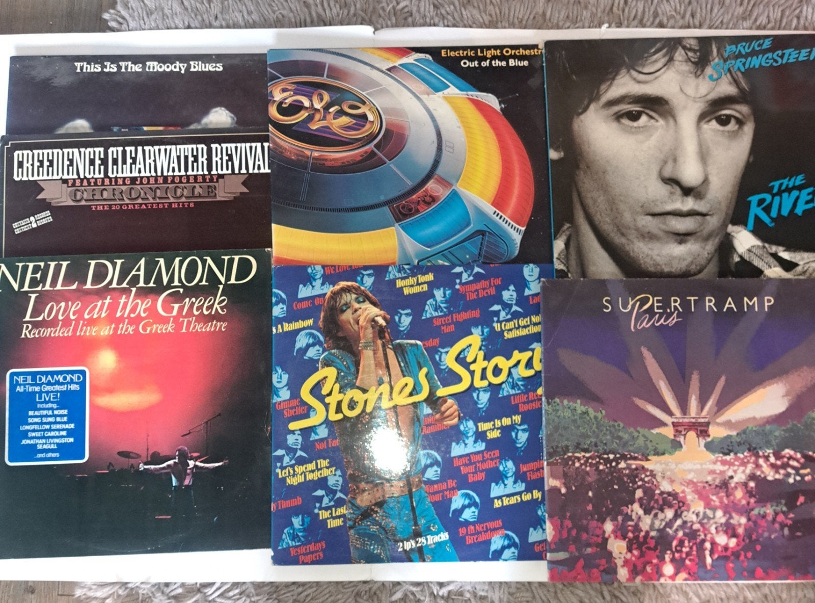 7 dubbelalbums uit de jaren '70 en '80, Rock, Gebruikt, Ophalen of Verzenden, 12 inch
