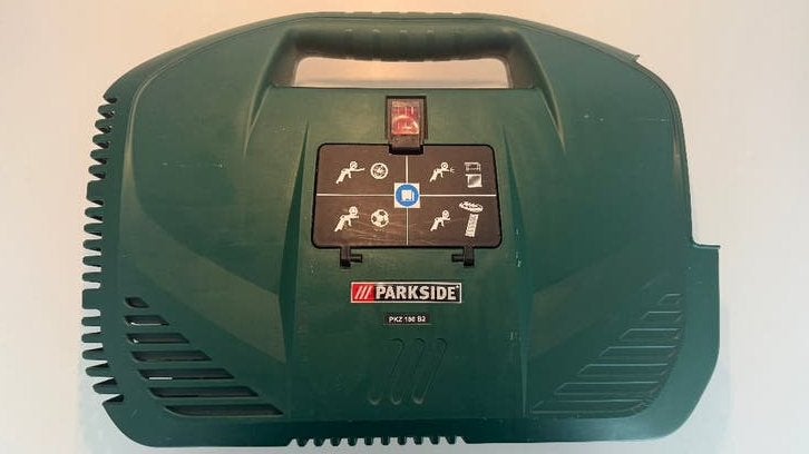 Parkside Portable Compressor PKZ 180 B2, Doe-het-zelf en Verbouw, Compressors, 6 tot 10 bar, Ophalen of Verzenden, Zo goed als nieuw