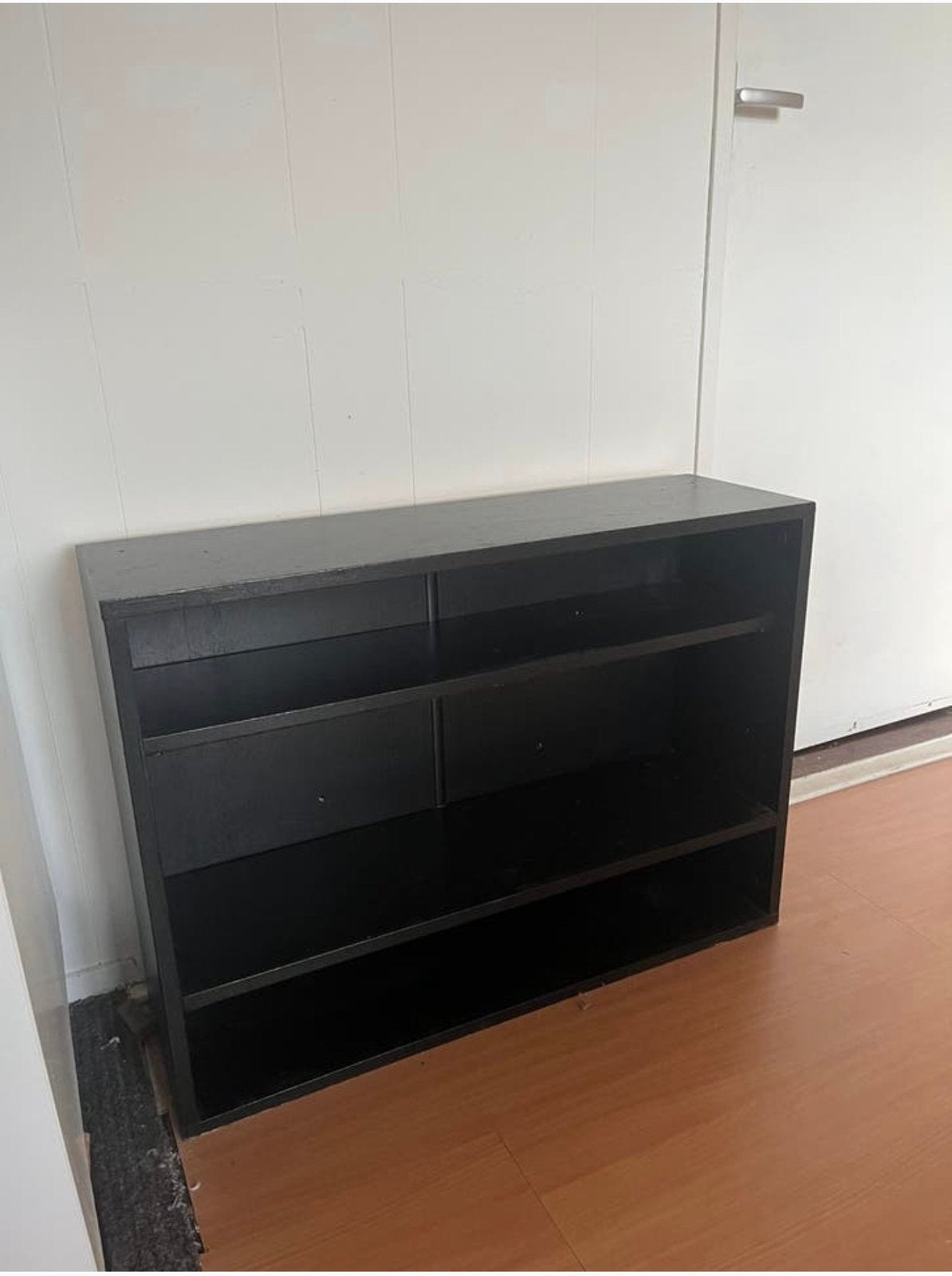 Houten kastje (zwart geverfd), Ophalen, 50 tot 100 cm, Zo goed als nieuw, Minder dan 100 cm