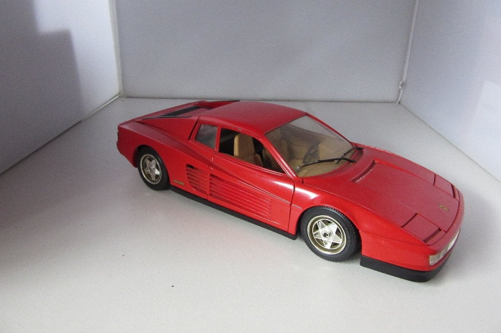 Ferrari Testa Rossa 1984 1;18, Ophalen of Verzenden, Zo goed als nieuw, Auto, Bburago