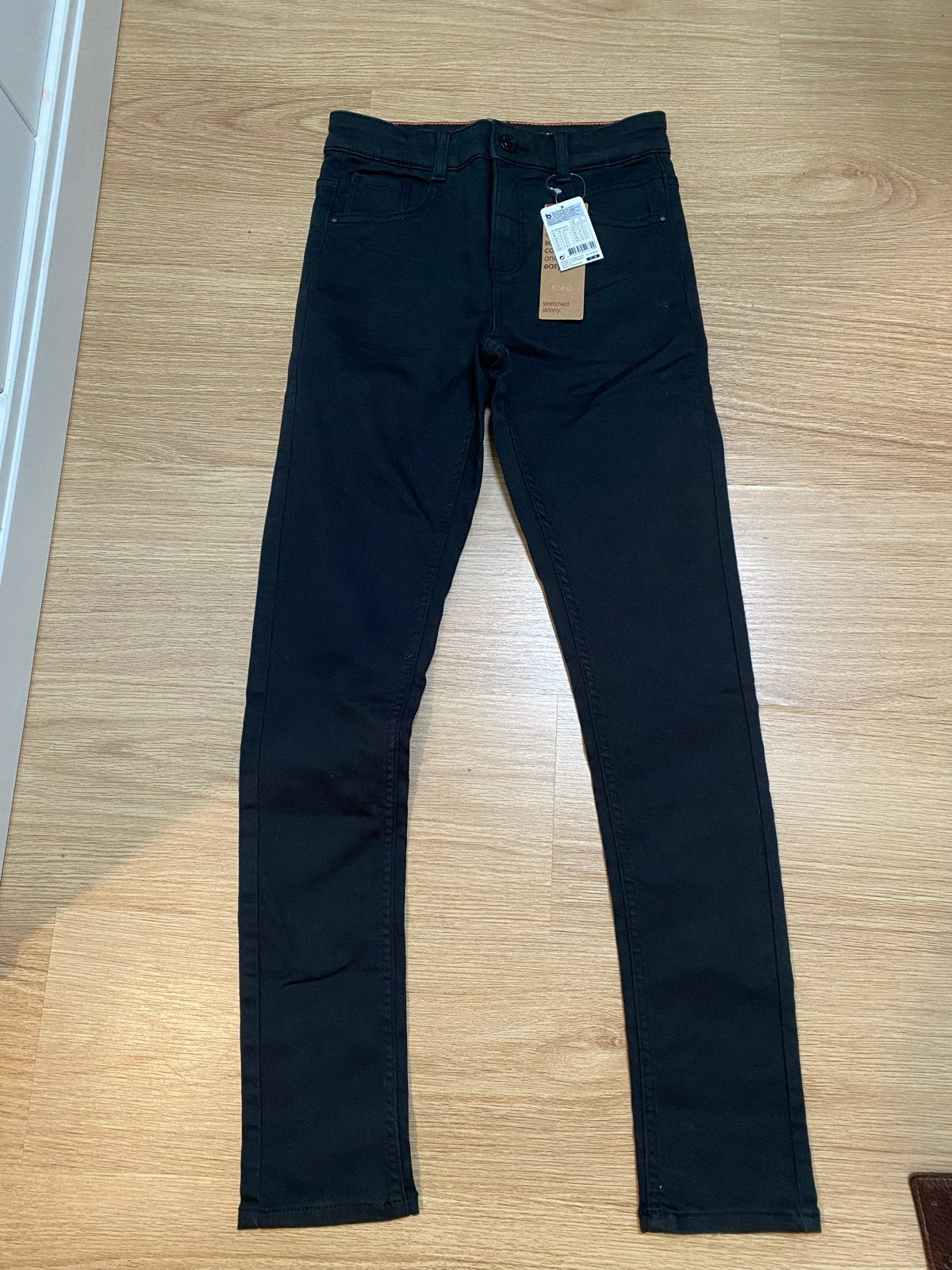 Nieuwe HEMA My Skinny Fit Jeans Zwart Maat 164, Ophalen of Verzenden, Nieuw, Jongen, Broek