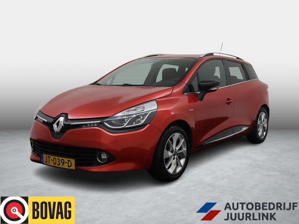 Renault Clio Estate 0.9 TCe Limited Trekhaak/Camera/Nav/Airc, Voorwielaandrijving, Stof, Gebruikt, 580 kg