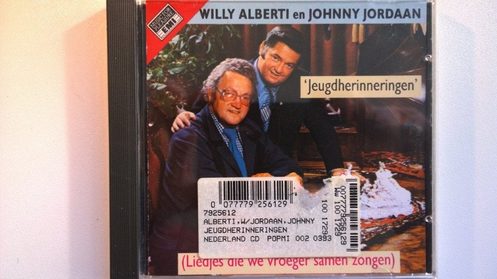 Willy Alberti En Johnny Jordaan - Jeugdherinneringen, Ophalen of Verzenden, Zo goed als nieuw, Levenslied of Smartlap
