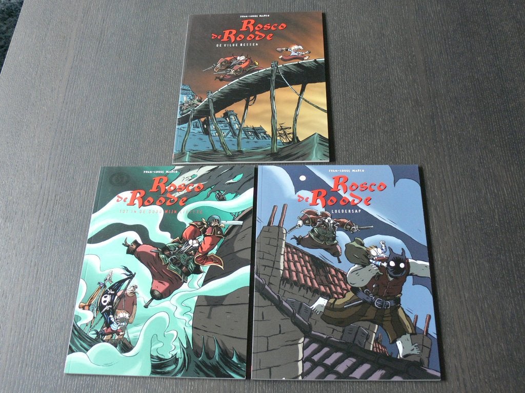 Rosco de Roode - 3 delen, Meerdere stripboeken, Verzenden, Zo goed als nieuw
