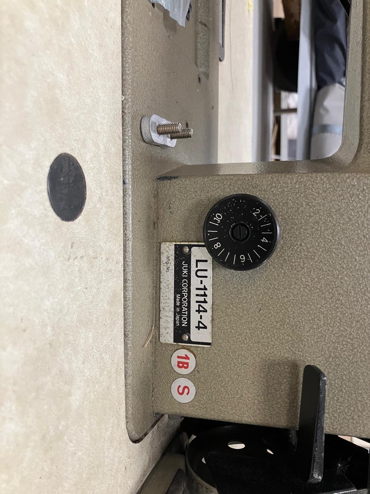 Industriële Naaimachine Juki LU-1114-4 op lucht en 220V, Overige merken, Gebruikt, Ophalen of Verzenden, Naaimachine