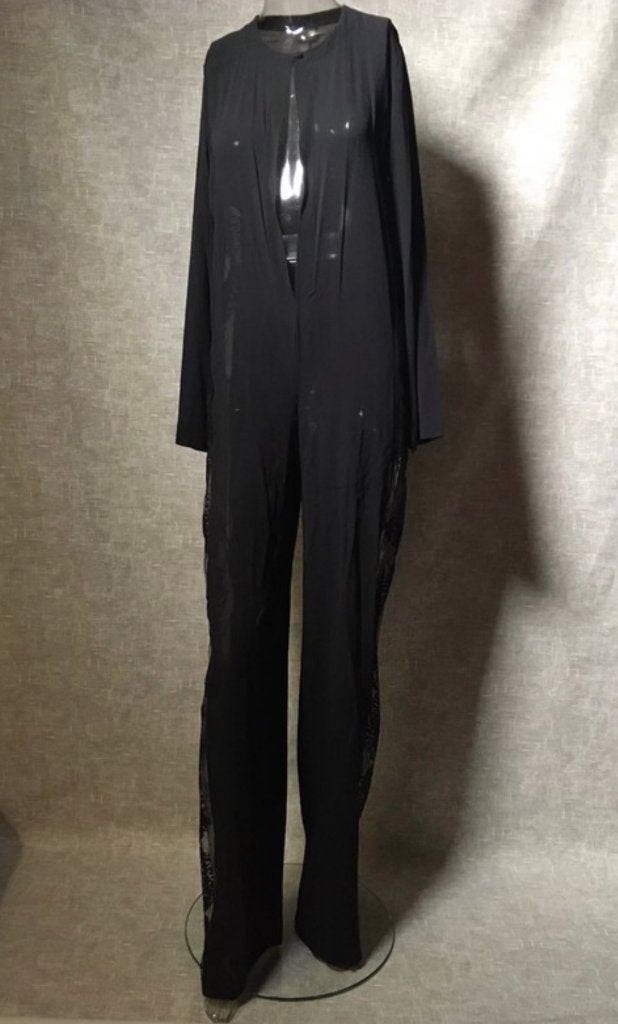 Nieuw - La Perla elegante catsuit van zijde - IT40, La Perla, Ophalen of Verzenden, Zwart, Nachtkleding