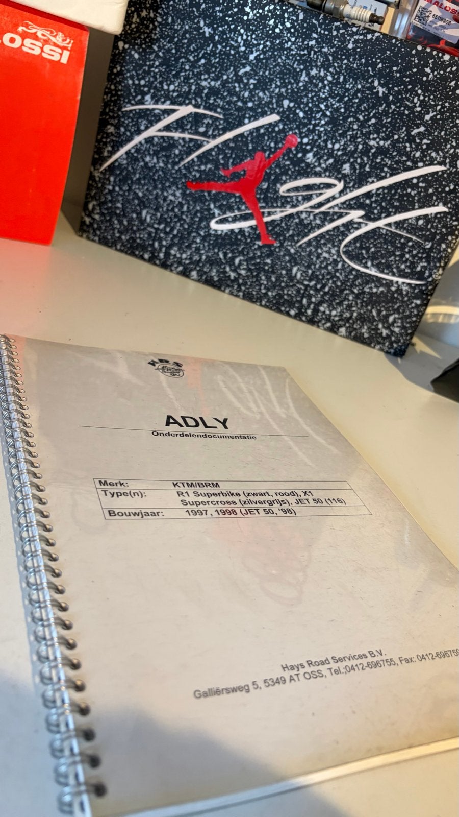 ADLY Onderdelendocumentatie KTM/BRM R1 Crossbike, Ophalen of Verzenden, Overige merken