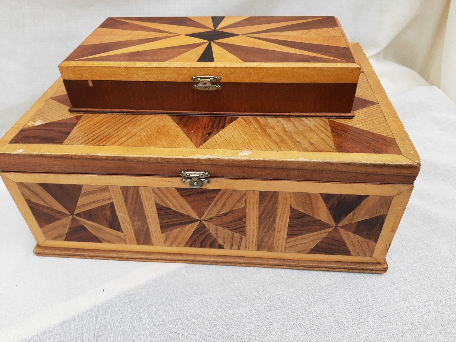2 houten kistjes, Ophalen of Verzenden
