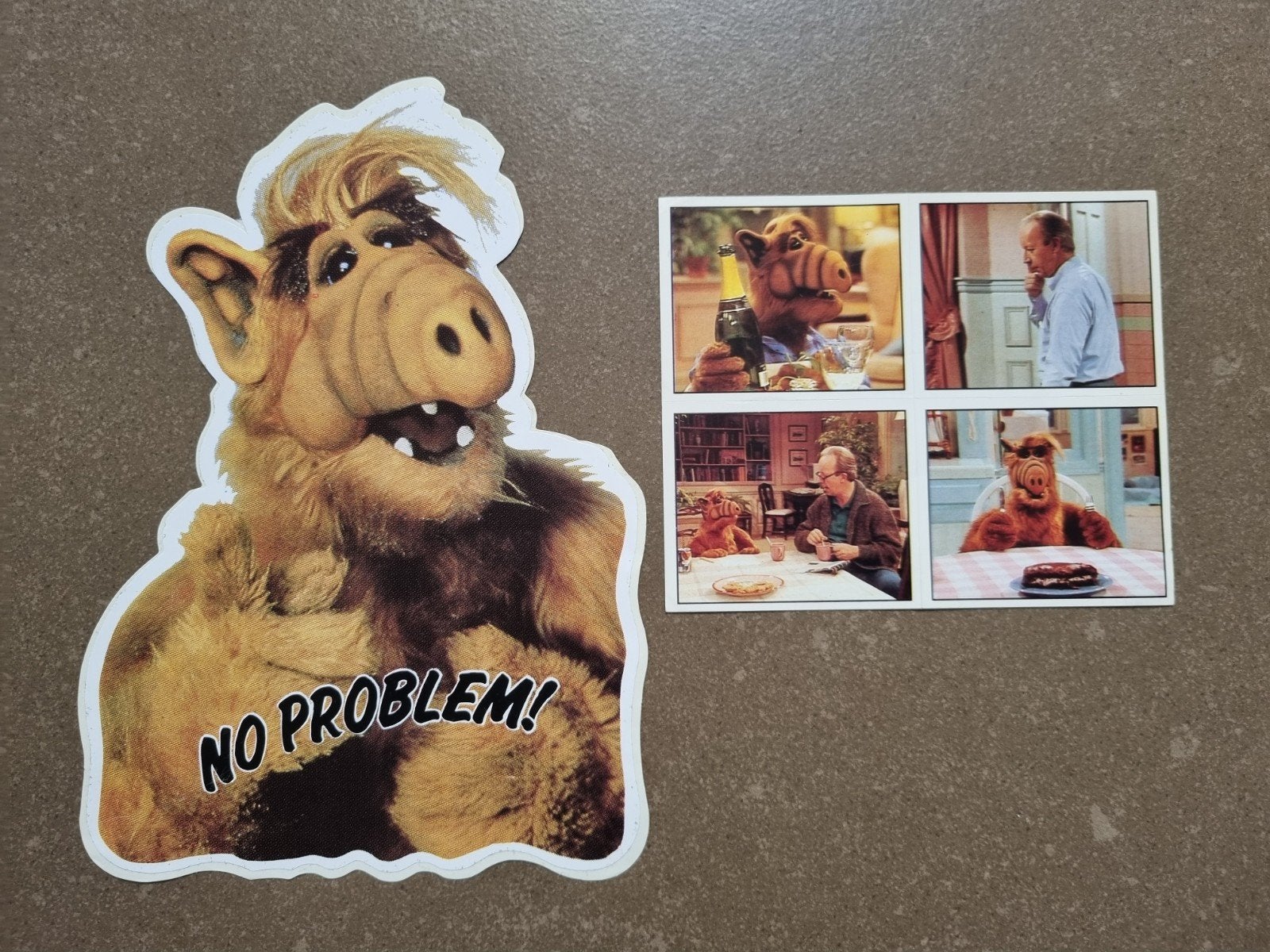 Diverse Stickers Alf, Ophalen of Verzenden, Zo goed als nieuw, Film, Tv of Omroep