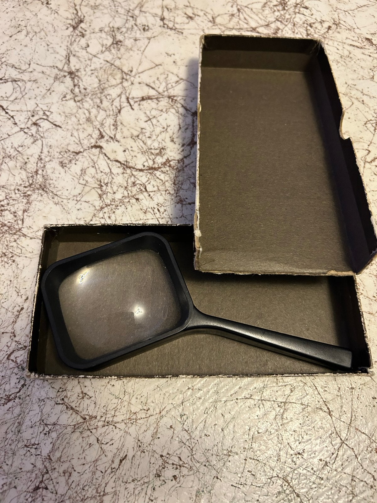 Vintage Coil Hand Magnifier - Loep 64x52mm Power 11.0D, Ophalen of Verzenden, Gebruikt, Vergrootglas of Loep