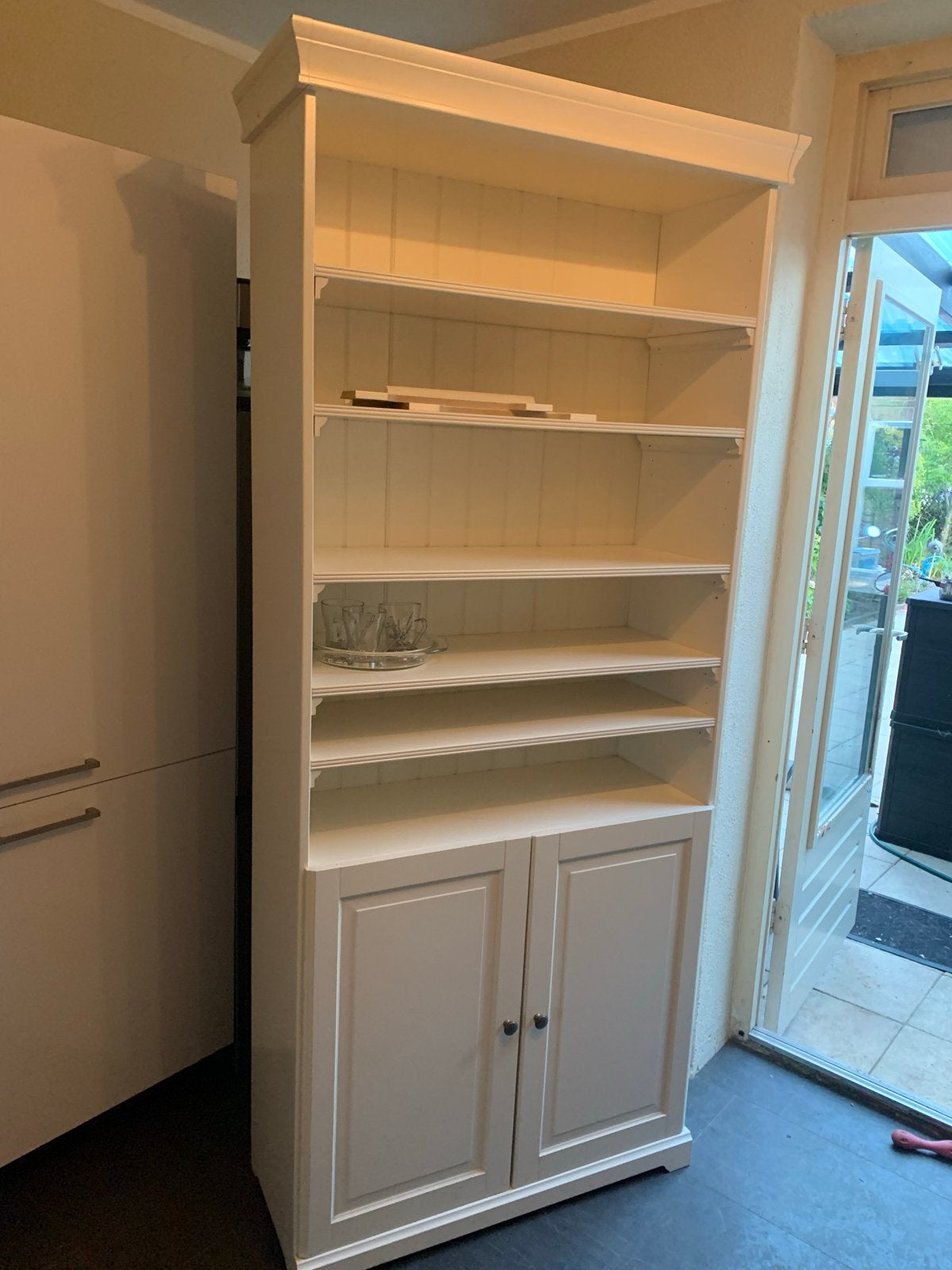 2 Mooie witte ikea liatorp kasten met deuren en planken, Ophalen, 200 cm of meer, 50 tot 100 cm, Zo goed als nieuw