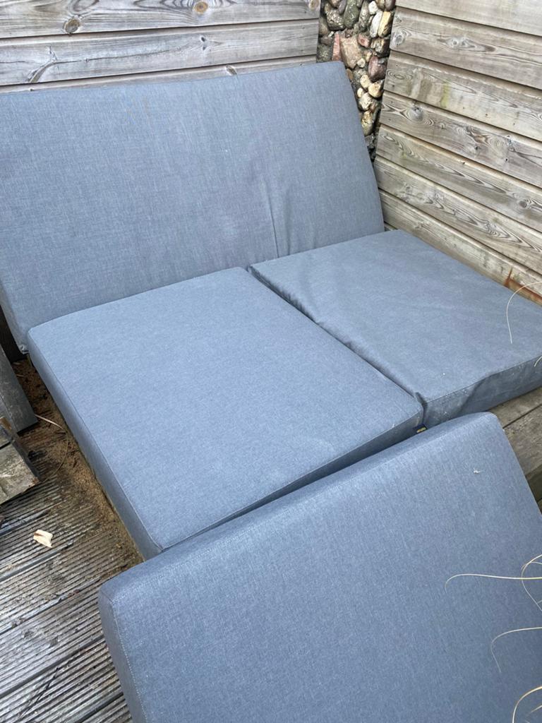 Loungeset kussens, Tuin en Terras, Ophalen, Zo goed als nieuw