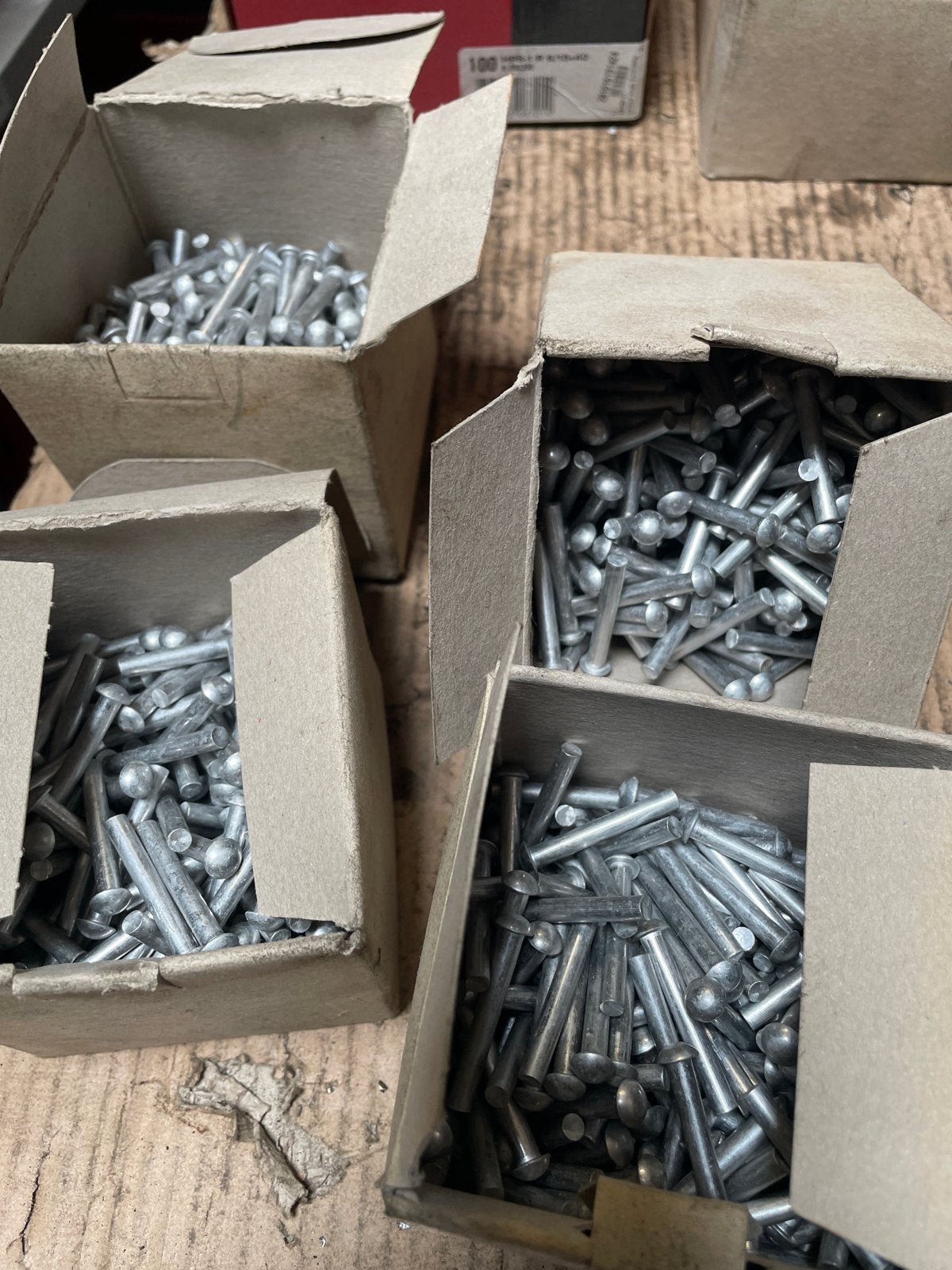 Partij popnagels/blindklinknagels 4 dozen, Doe-het-zelf en Verbouw, Gereedschap | Handgereedschap, Ophalen, Nieuw