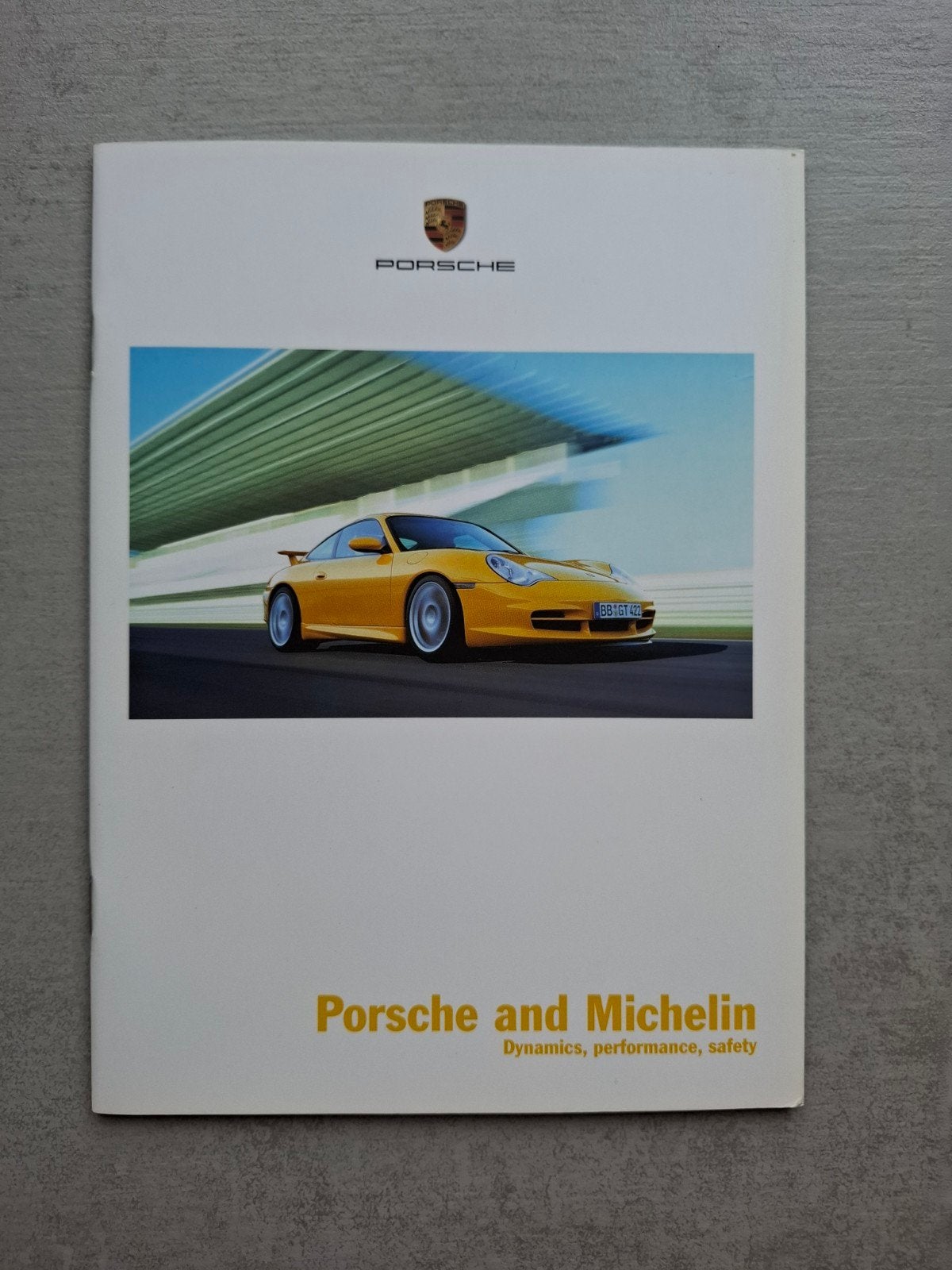 Porsche & Michelin brochure - 2004, Ophalen of Verzenden, Zo goed als nieuw, Porsche