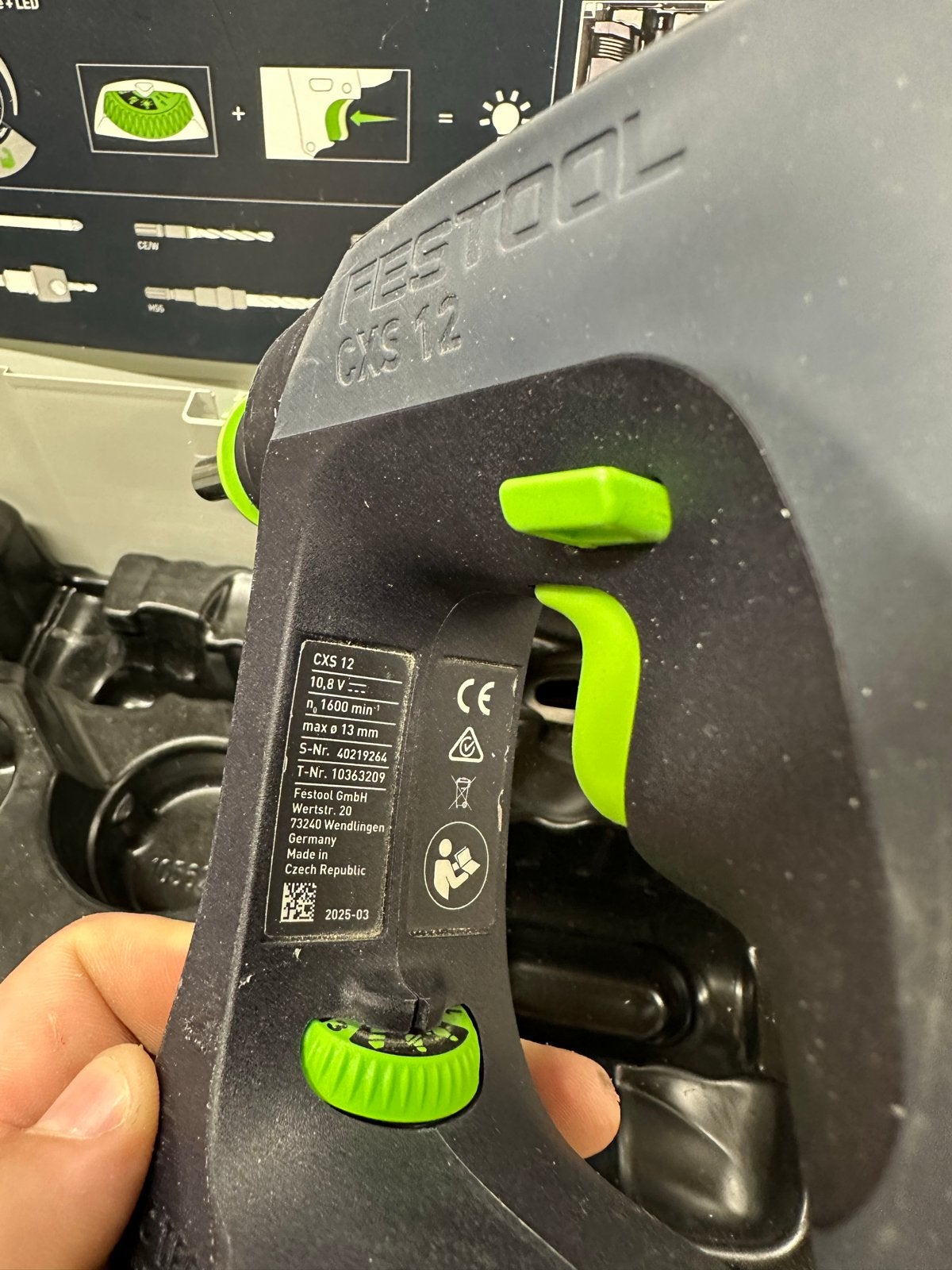 Foto 4 van Festool CXS 12 Accuboormachine met 2 accu's