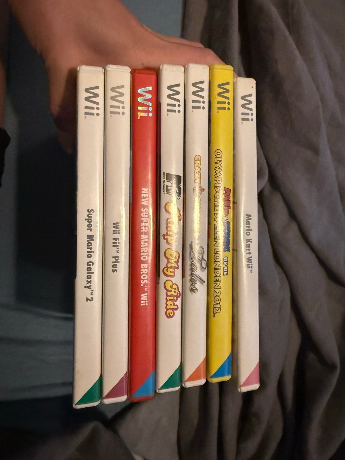 Wii games: Mario Kart, Super Mario Galaxy 2, New Super Mario, Spelcomputers en Games, Games | Nintendo Wii, Gebruikt, Platform