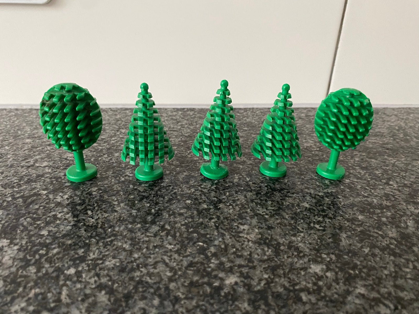 Lego bomen - Set van 5 groene bomen, Ophalen of Verzenden, Zo goed als nieuw