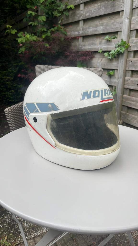 Vintage Nolan brommerhelm - 40 jaar oud, Heren, Nolan, Ophalen of Verzenden, Integraalhelm