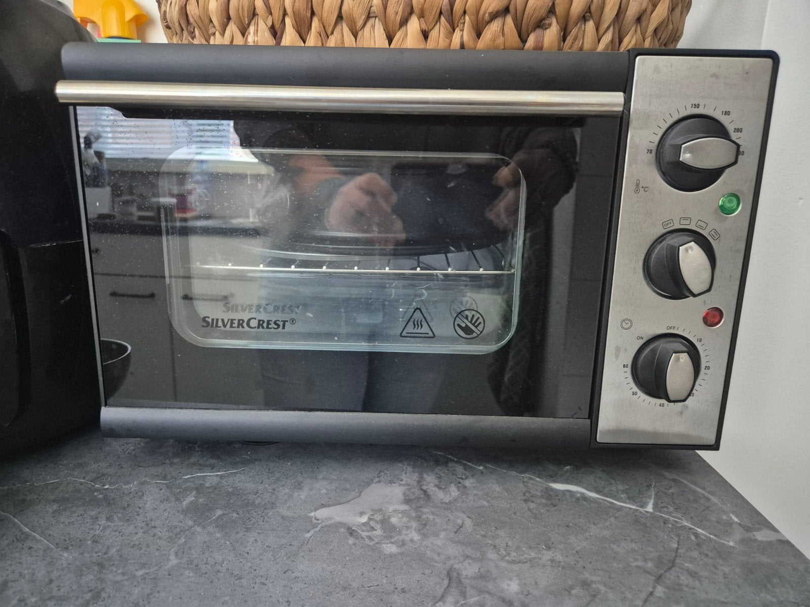 SilverCrest Mini-oven - Compact en veelzijdig, Minder dan 45 cm, Silvercrest, Ophalen of Verzenden, Zo goed als nieuw
