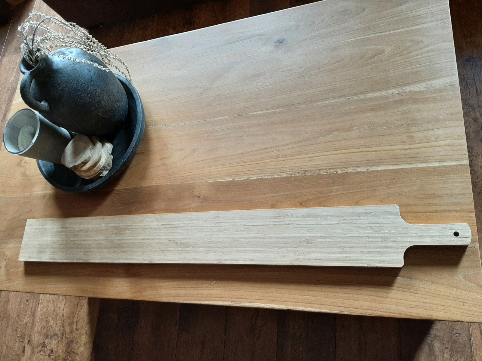 Houten borrelplank plank borrel Nieuw!, Ophalen, Hout, Snij-/serveerplank, Nieuw