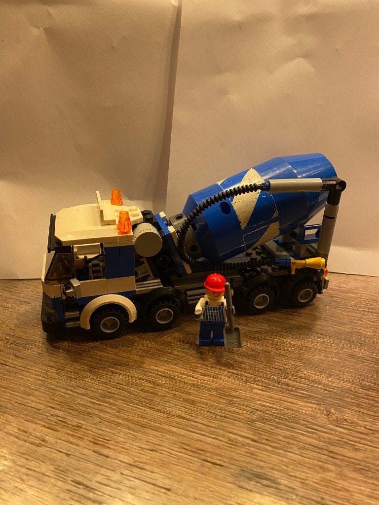 LEGO 7990 – Cementwagen, Lego, Ophalen of Verzenden, Zo goed als nieuw, Compleet